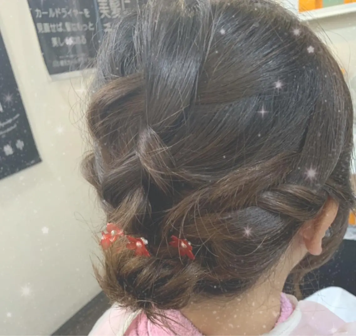 ミディアム ヘアアレンジ 中本 愛理のヘアスタイル