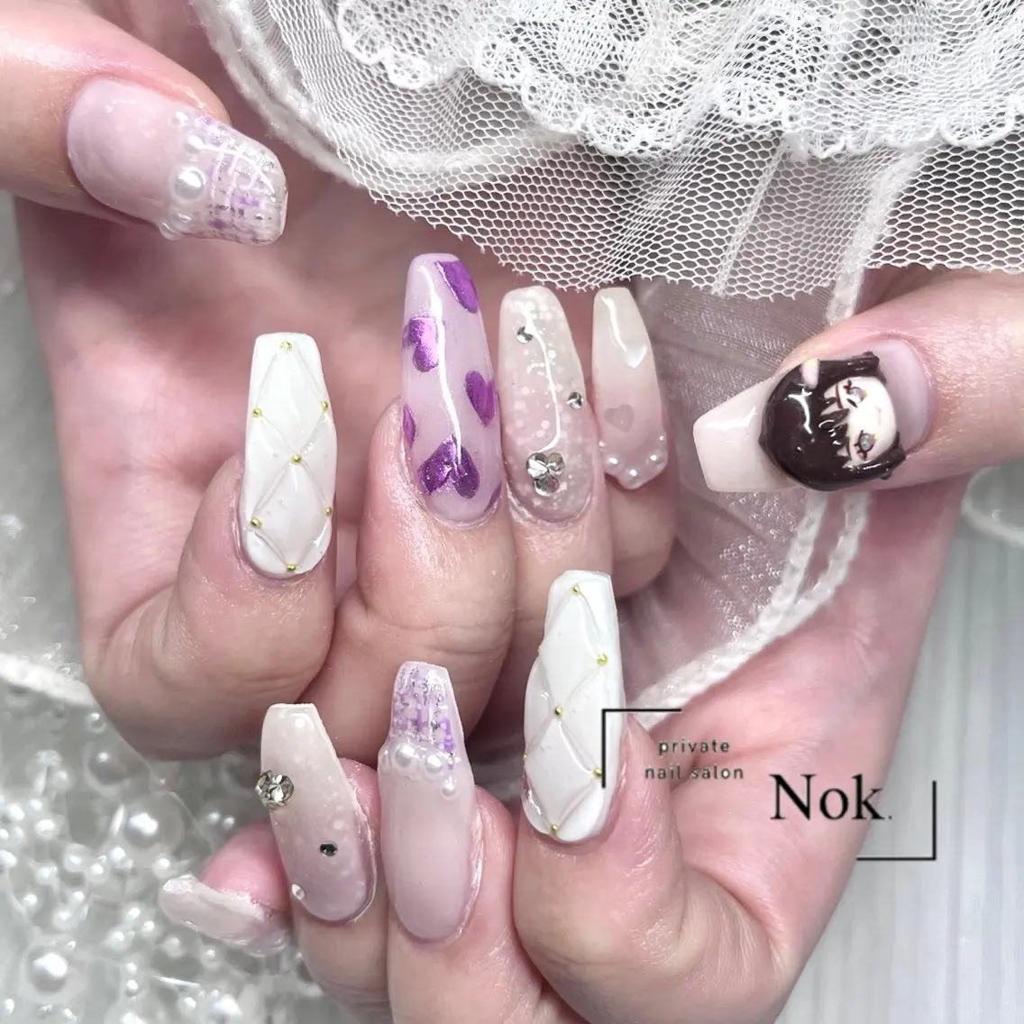 ネイル ハンドネイル 池袋痛ネイル Nok. 渡辺のネイルデザイン