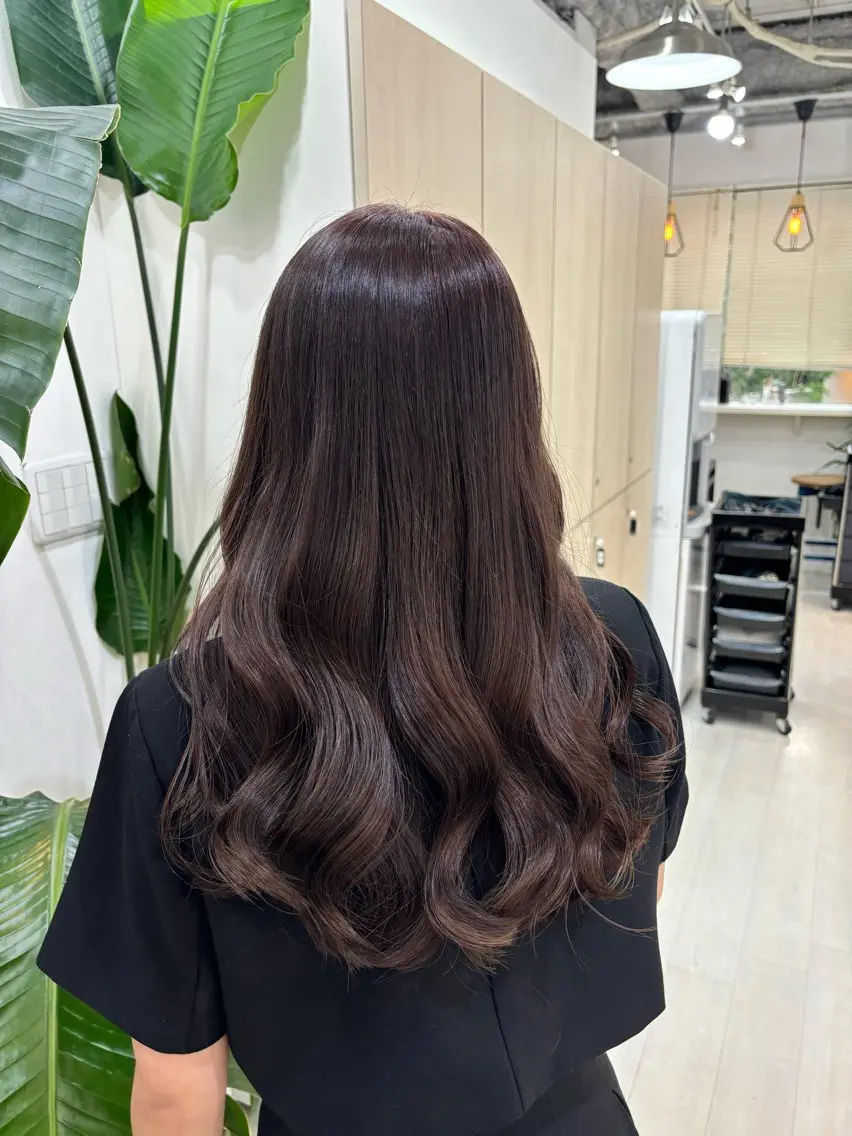 ロング カット ヘアカラー トリートメント 🪞透明感カラー🫧 縮毛矯正🥇かずきのヘアスタイル