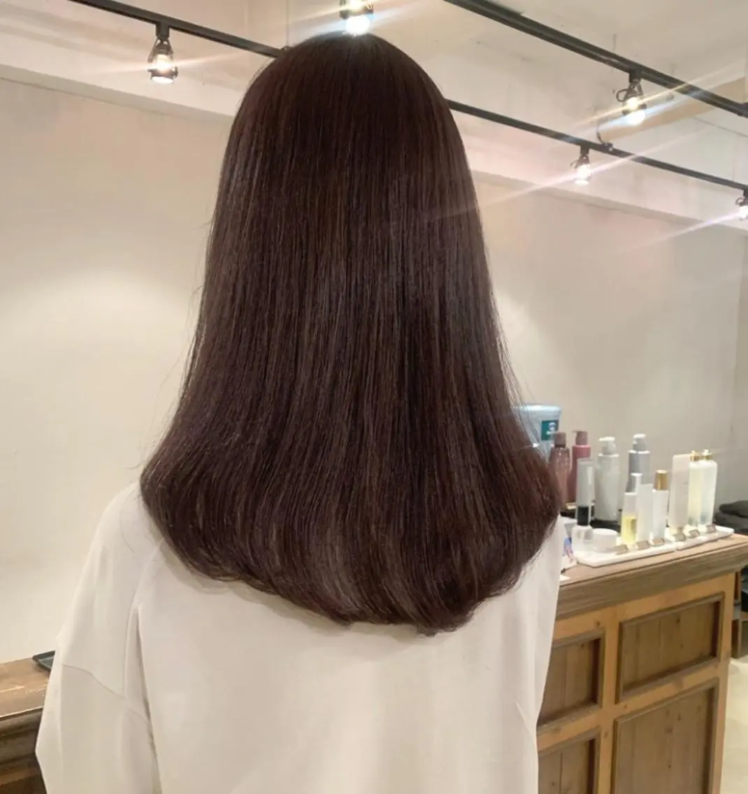 ロング カラー 透明感カラー✂︎ /縮毛矯正/YUKAのヘアスタイル