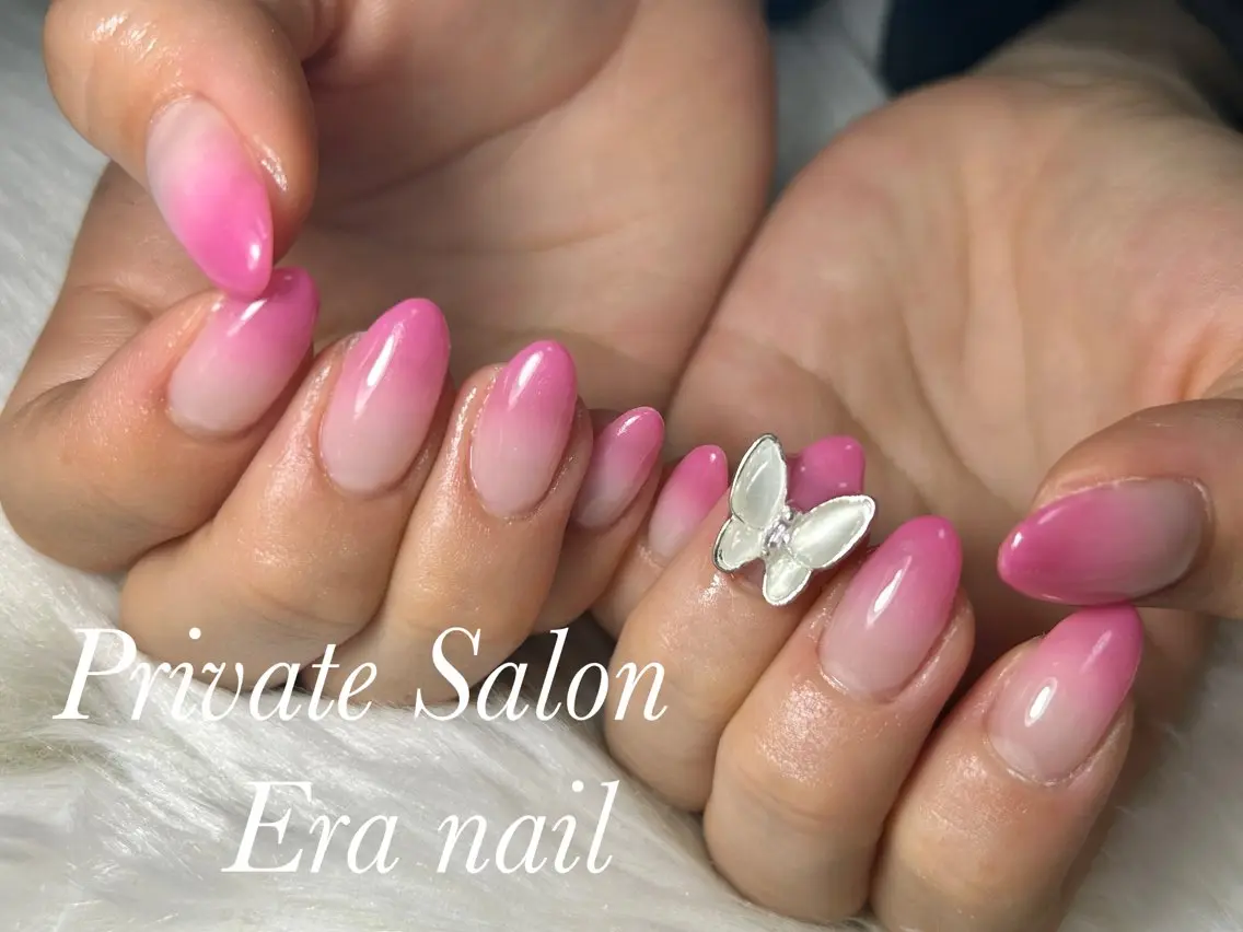 ネイル グラデーション ハンドネイル Era nailのネイルデザイン