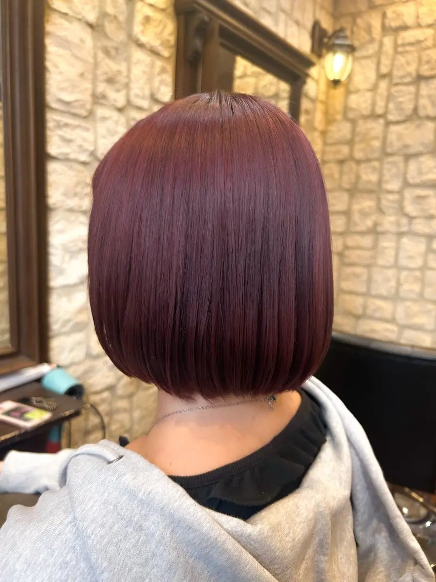 ショート カラー ブリーチ ブラウンカラー ピンクカラー 🪼宮当 亜海🪼のヘアスタイル