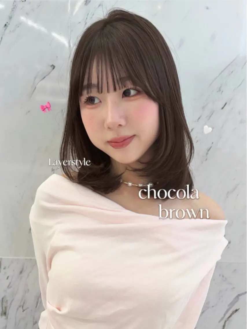 ミディアム カラー ヘアカラー ParveMix ♡白神みやびのヘアスタイル
