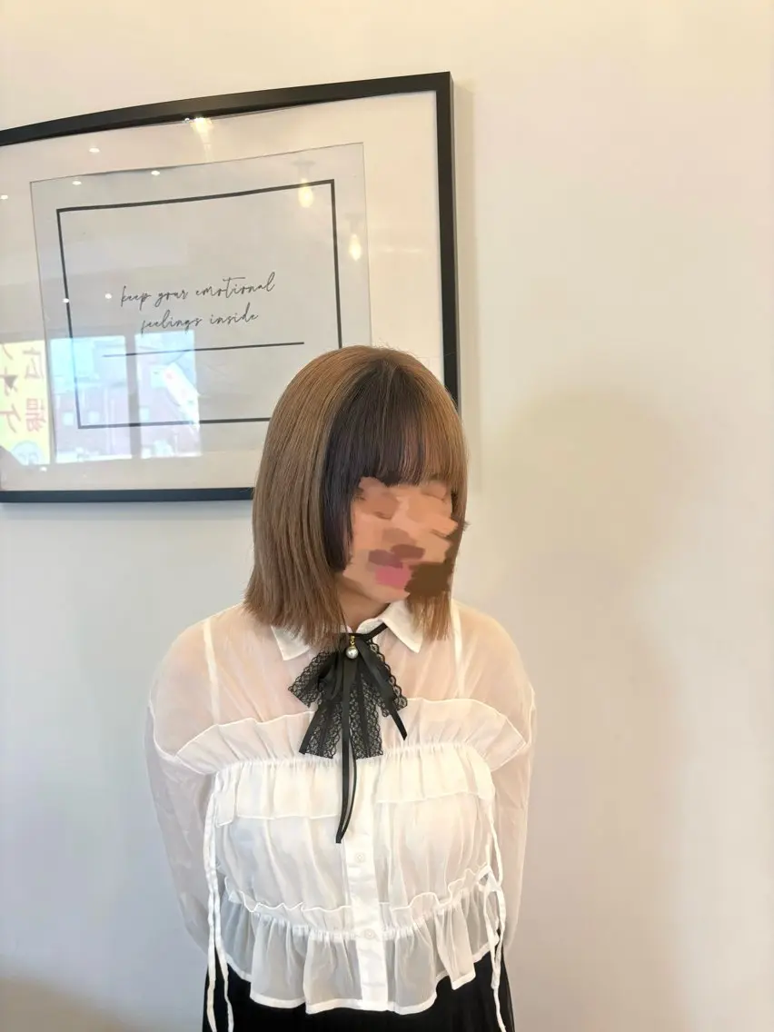 ミディアム カラー 似合わせカラー🎀 sawa🎀池袋のヘアスタイル