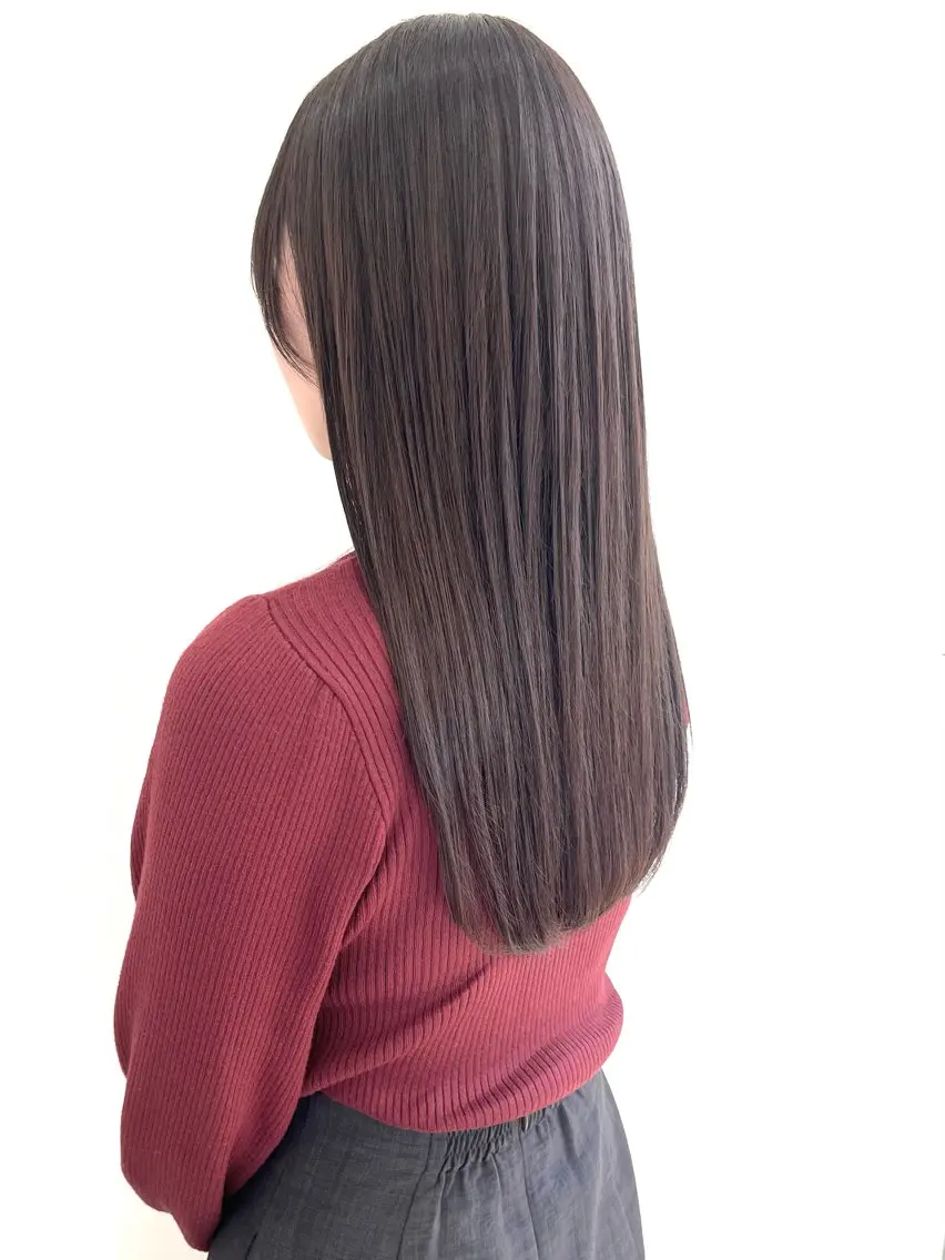 ミディアム カット 縮毛矯正 トリートメント MYRTLE TSUNODAのヘアスタイル