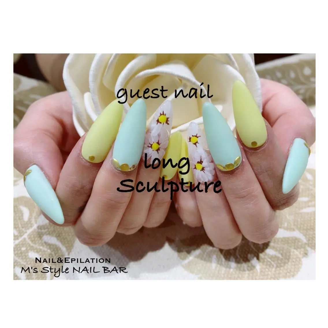 ネイル ロングネイル スカルプネイル M's Style NAIL BARのネイルデザイン