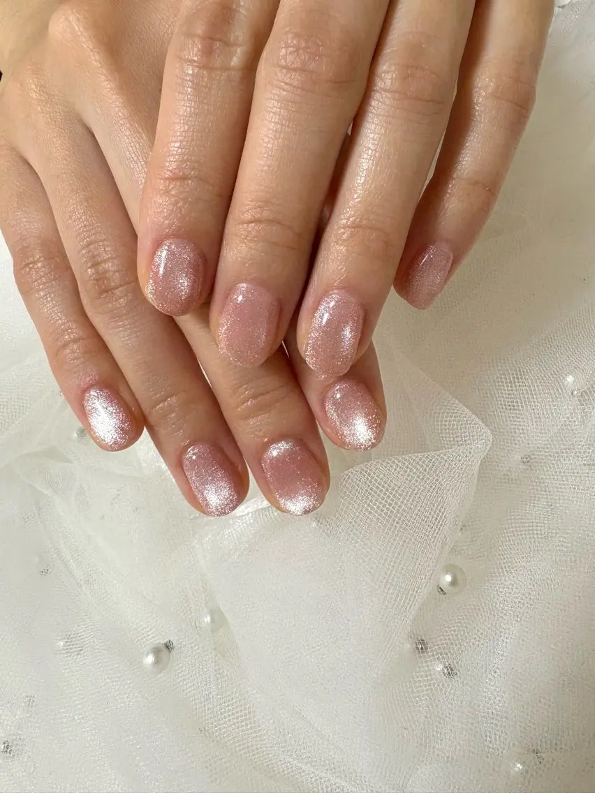 ネイル マグネットネイル ピンク 422 nail /  hikaruのネイルデザイン