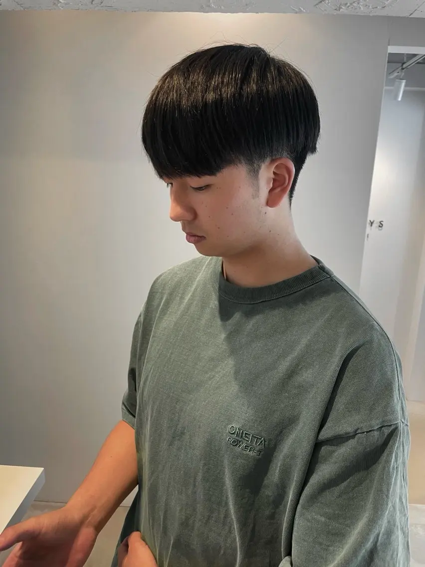 メンズ マッシュ カット メンズ特化⚜️ 藤原あずさのヘアスタイル