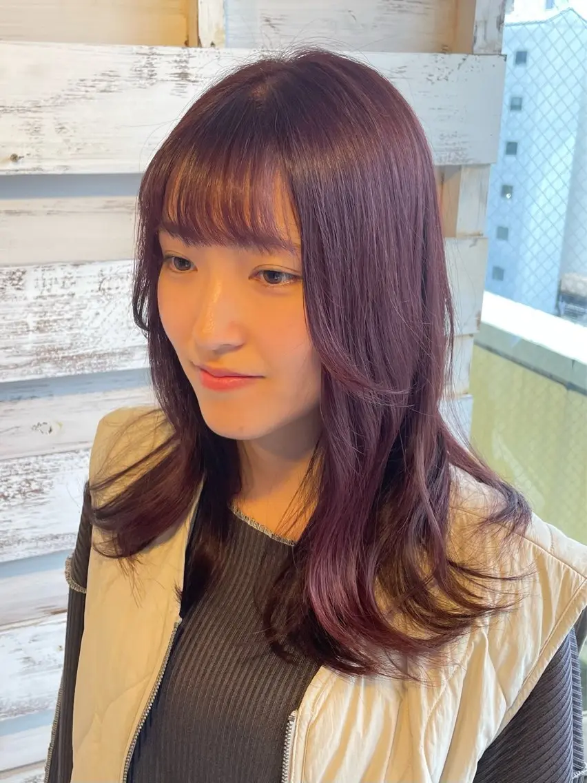 ロング パーマ カット ヘアカラー トリートメント 透明感カラー/艶感/ メンズパーマ/福島のヘアスタイル