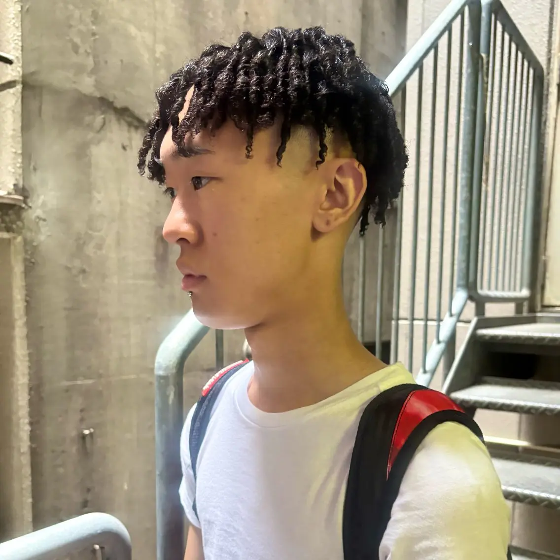 メンズ カット パーマ ヨシカワ タツキのヘアスタイル