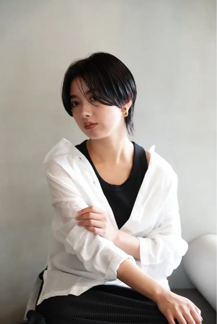 ショート カラー 加賀 千聖 /soigneのヘアスタイル