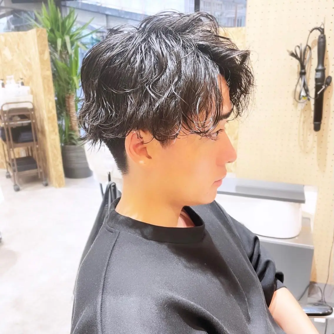 メンズ メンズパーマ 波巻きパーマ 🦋韓国系指名No1 店長/圓山 祐也🦋のヘアスタイル