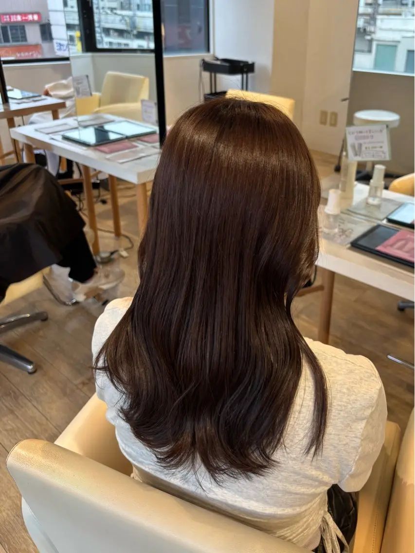 カラー 黒髪 ♡ Yui♡のヘアスタイル
