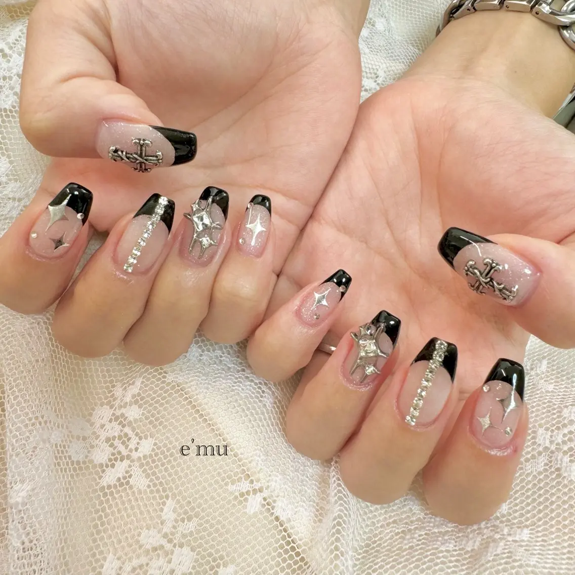 ネイル 韓国ネイル ハンドネイル nail salon e'mu💐のネイルデザイン