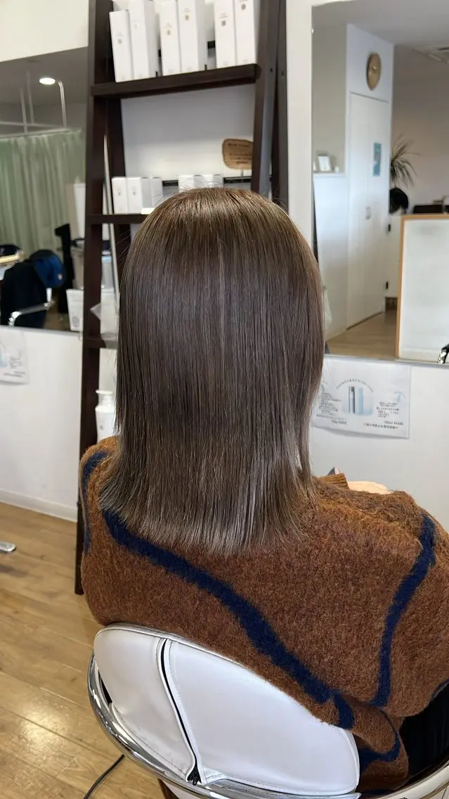 ミディアム 【Natural】 KURUMI🍒のヘアスタイル
