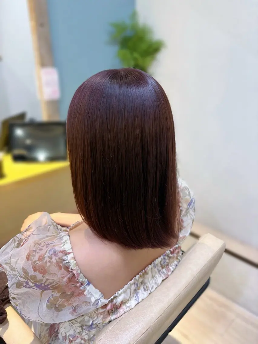 ミディアム カラー ヘアカラー 🎀 りん ✨のヘアスタイル