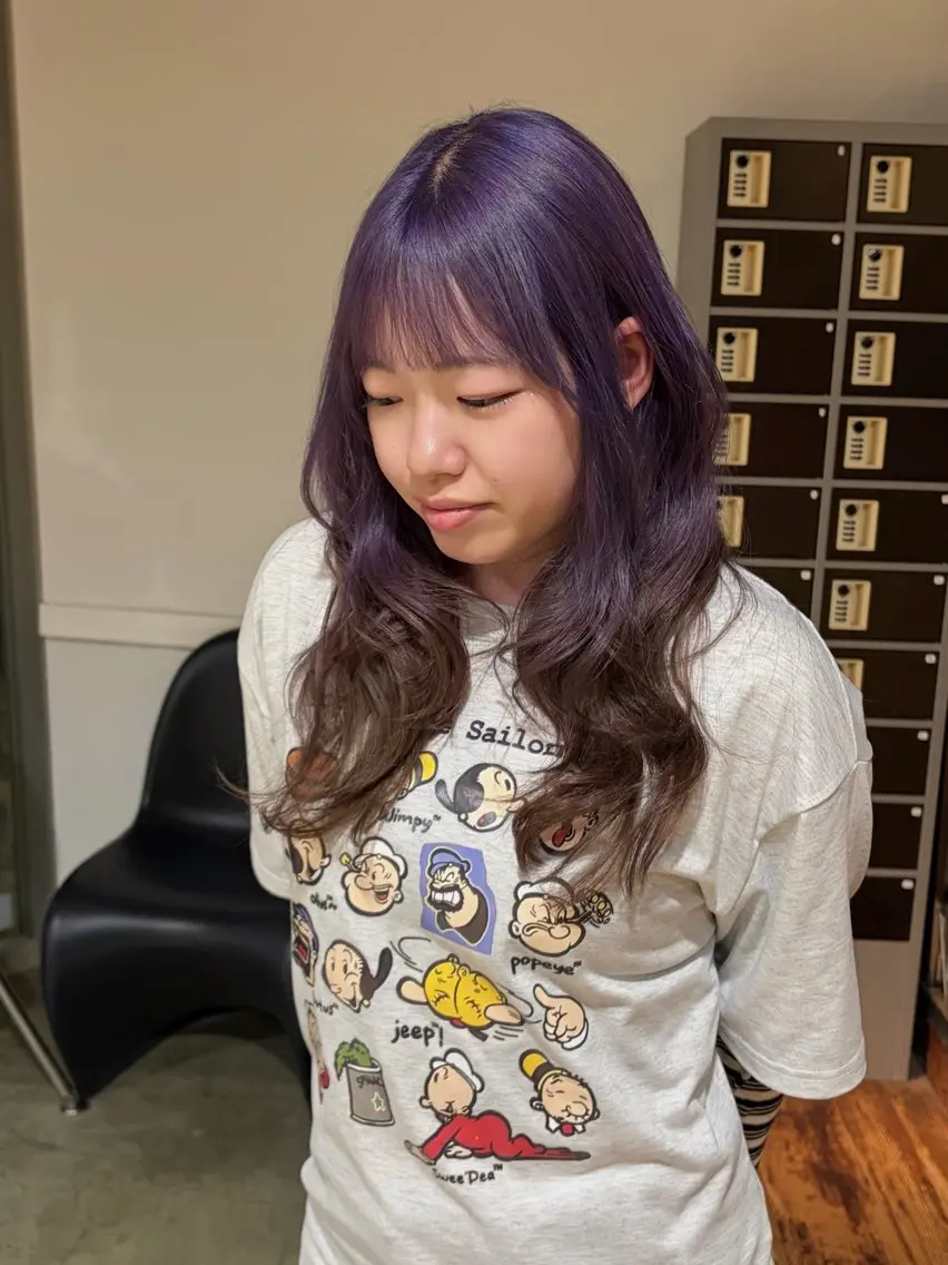 カラー coohair トミクラモエのヘアスタイル
