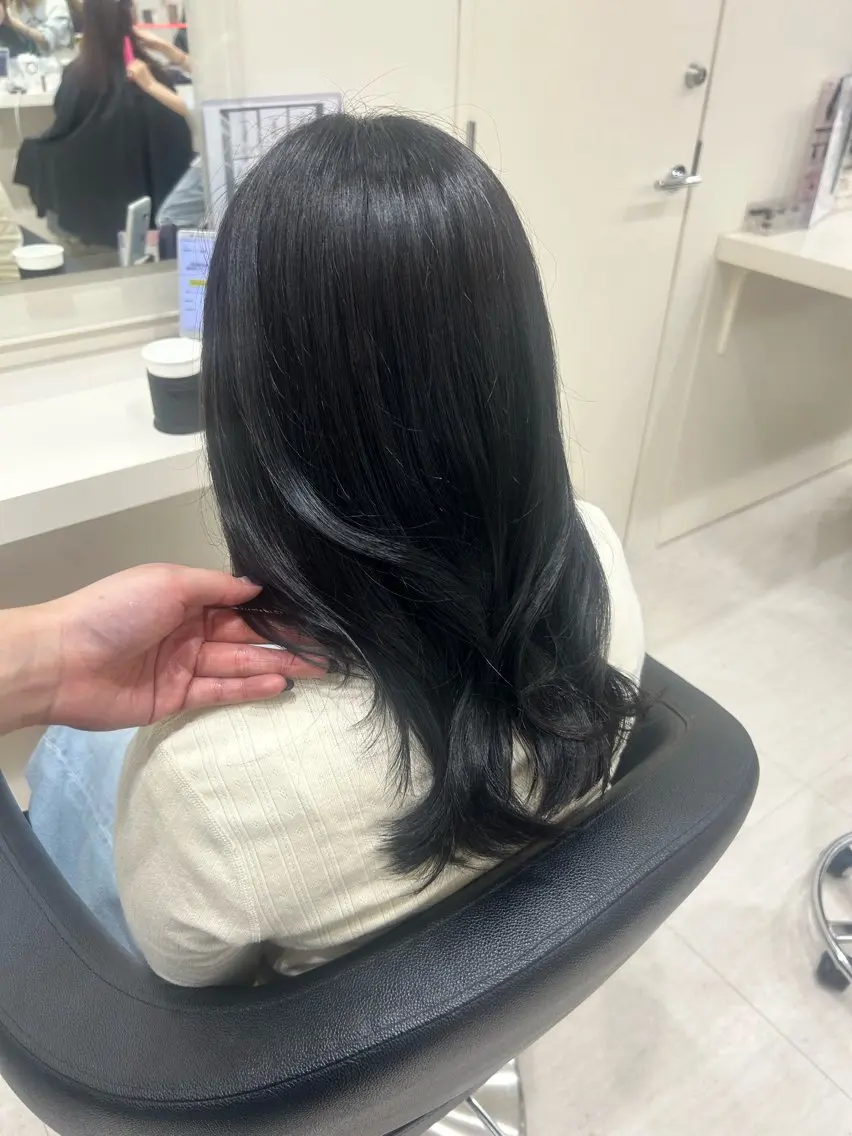 ロング カラー ヘアアレンジ メンズ ヘアカラー トリートメント さくら🍒 暖色カラー/髪質改善のヘアスタイル