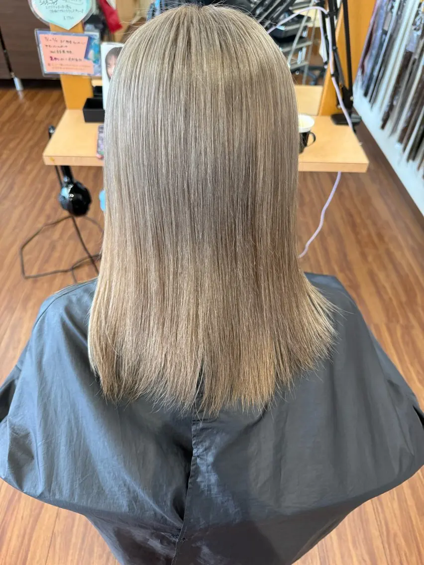 ミディアム ヘアカラー 髪質改善カラー/ KONATSUのヘアスタイル