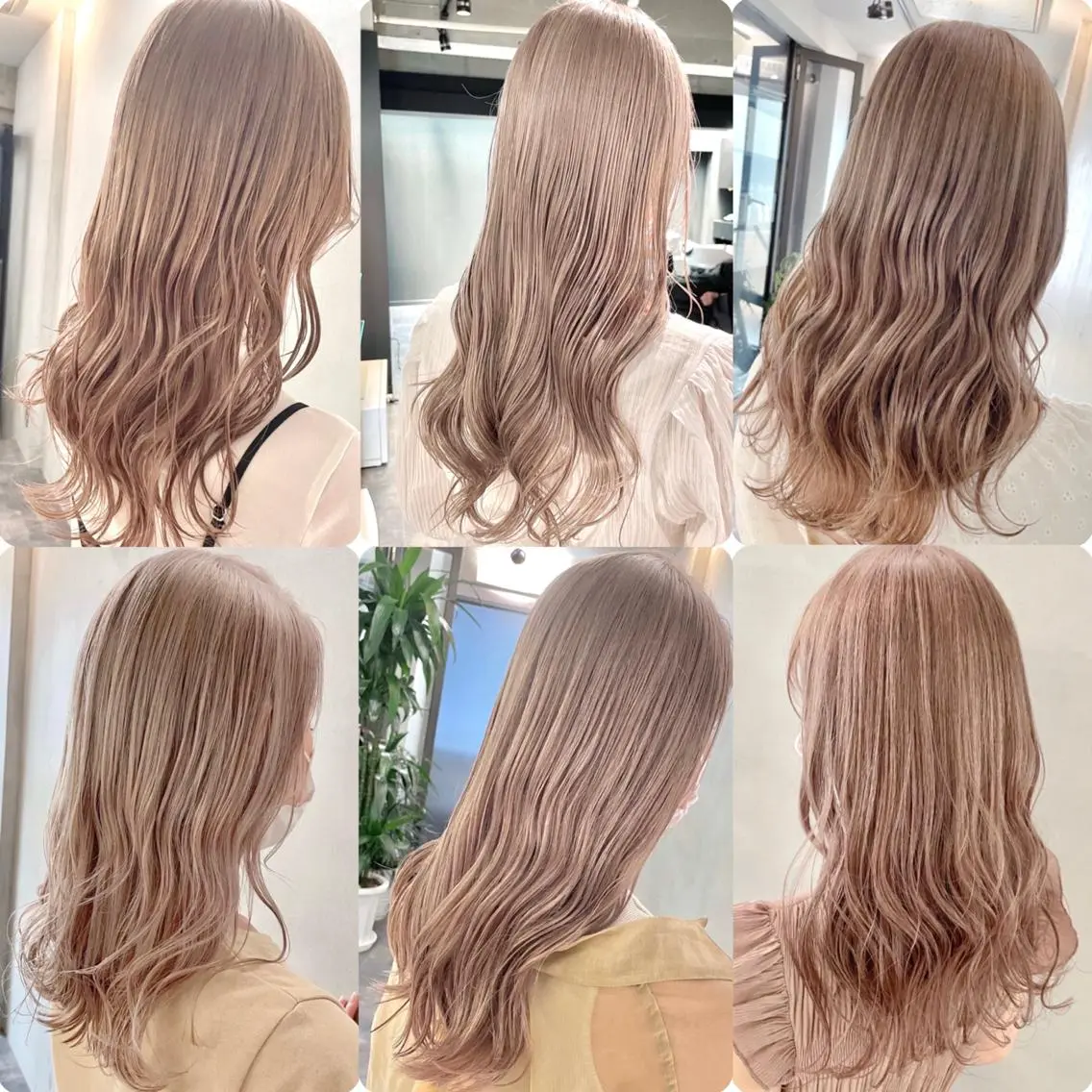 ロング カラー ベージュカラー ミルクティーベージュ ヘアカラー トリートメント ✨MiL✨ ✨心斎橋✨のヘアスタイル
