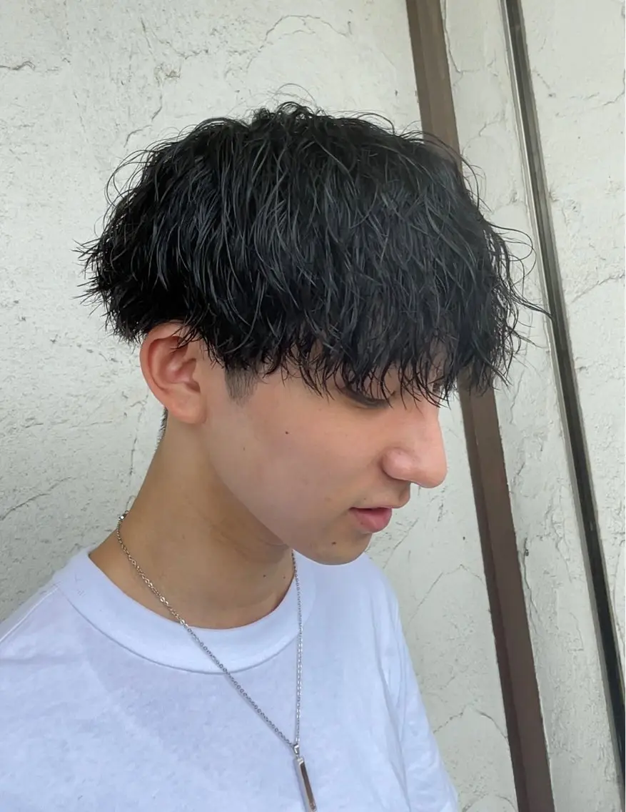 パーマ カット パーマ 林 侑弥のヘアスタイル