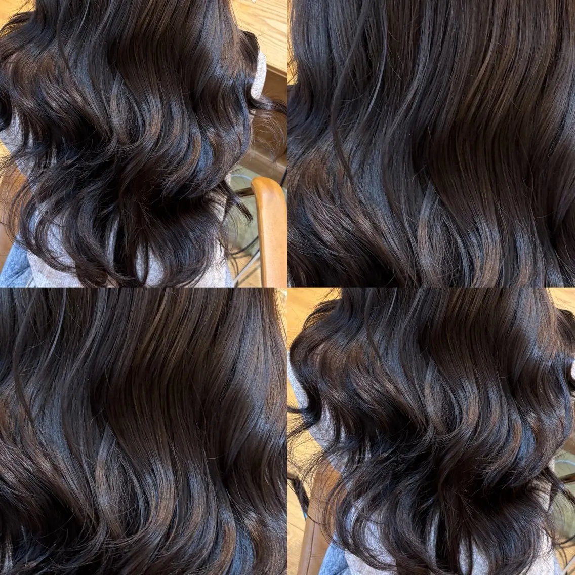 ロング カラー カット ヘアカラー トリートメント 👑髪質改善Wカラー 👑アユカのヘアスタイル