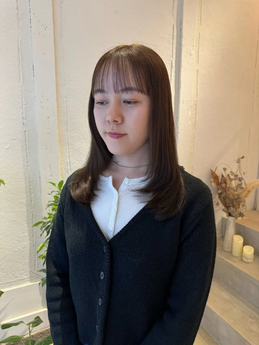 似合わせ前髪カット◎の写真