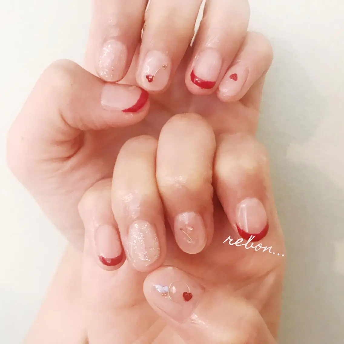 ネイル ハンドネイル フットネイル rebon＊ natsukiのネイルデザイン