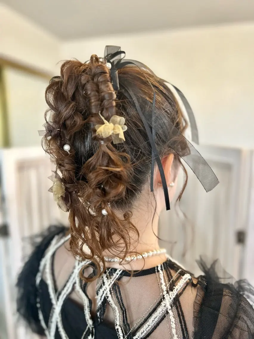 セミロング ヘアセット 北本 美幸のヘアスタイル