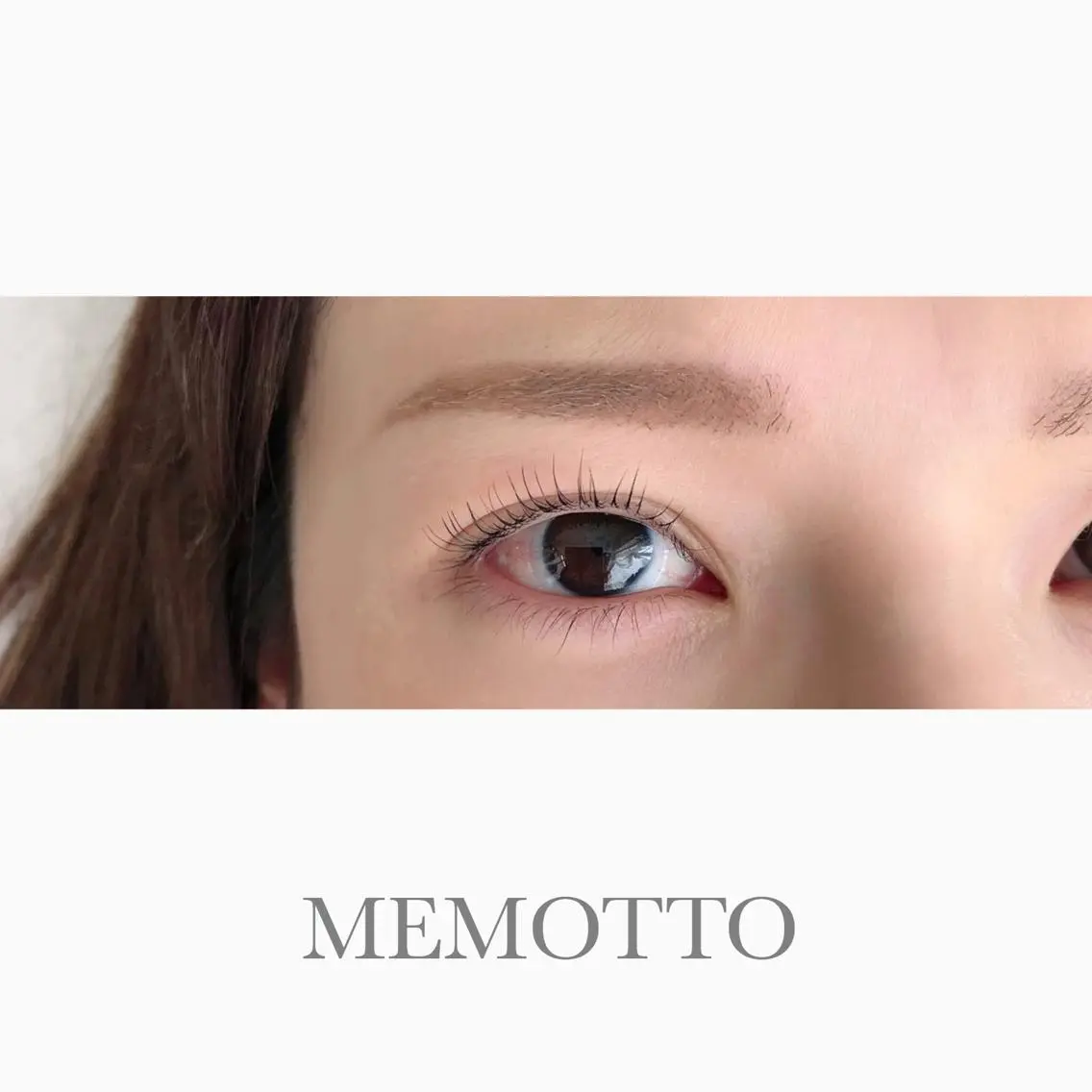 マツエク・マツパ フラットラッシュ ナチュラル MEMOTTO CHIHIROのマツエク・マツパデザイン