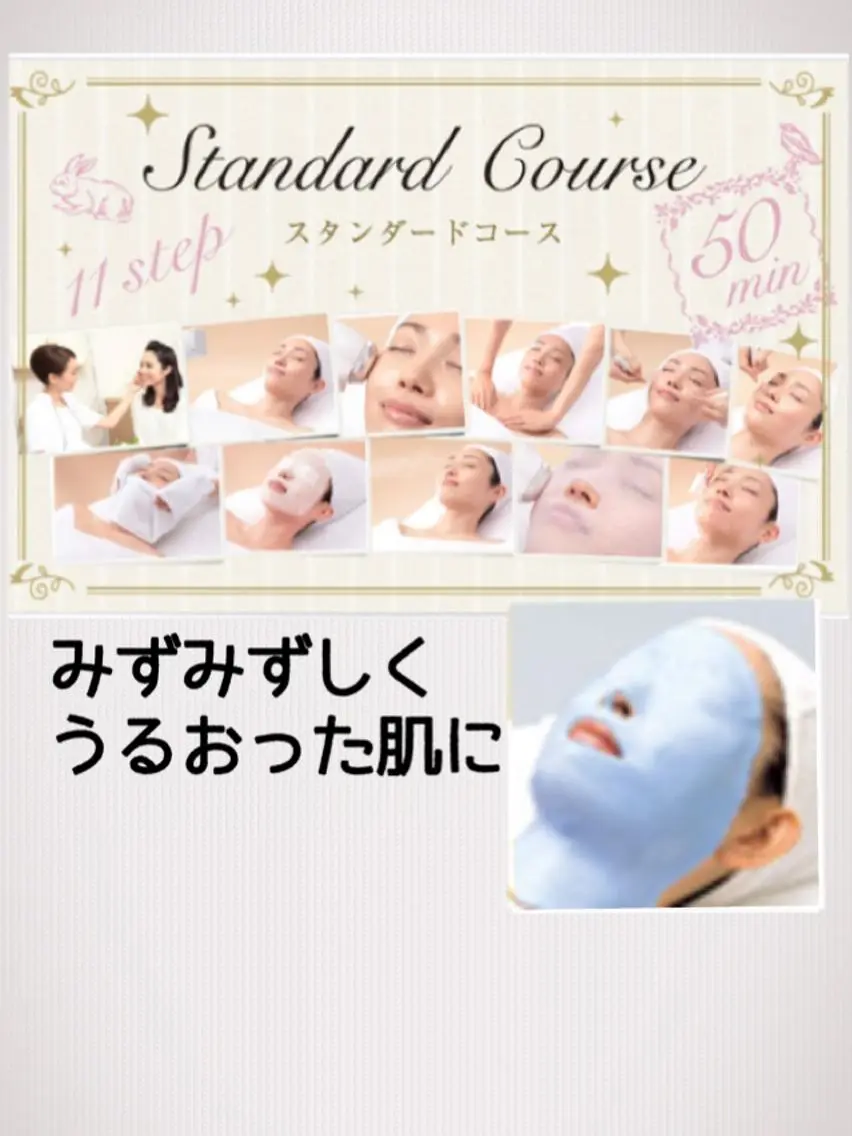 デコルテスタンダードコース＋モイストパック＋お悩みに合ったサンプル付きの写真