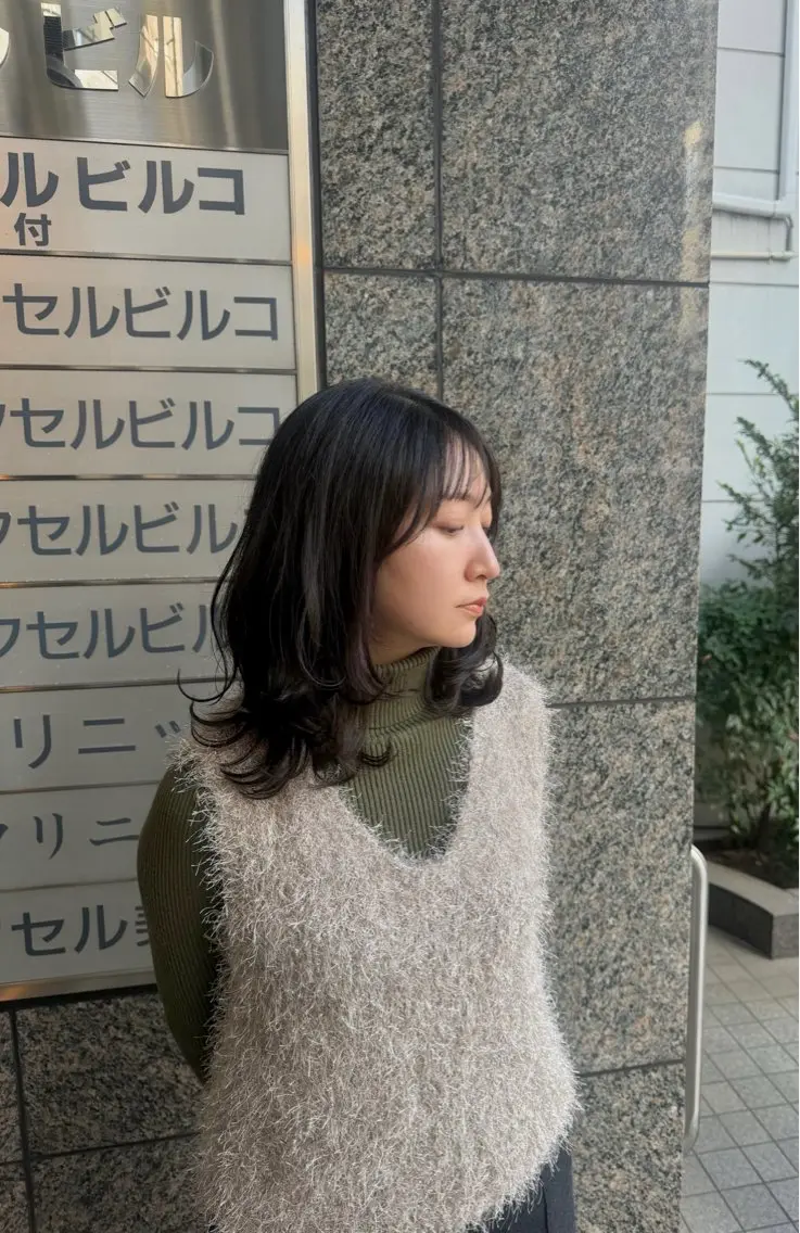 セミロング 帖佐 明浩のヘアスタイル