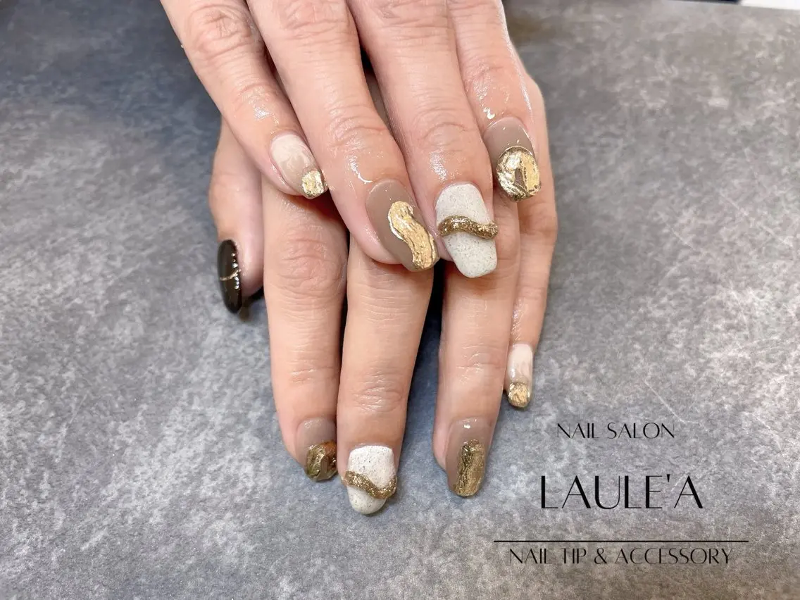 ネイル ハンドネイル nailsalon Laule'aのネイルデザイン