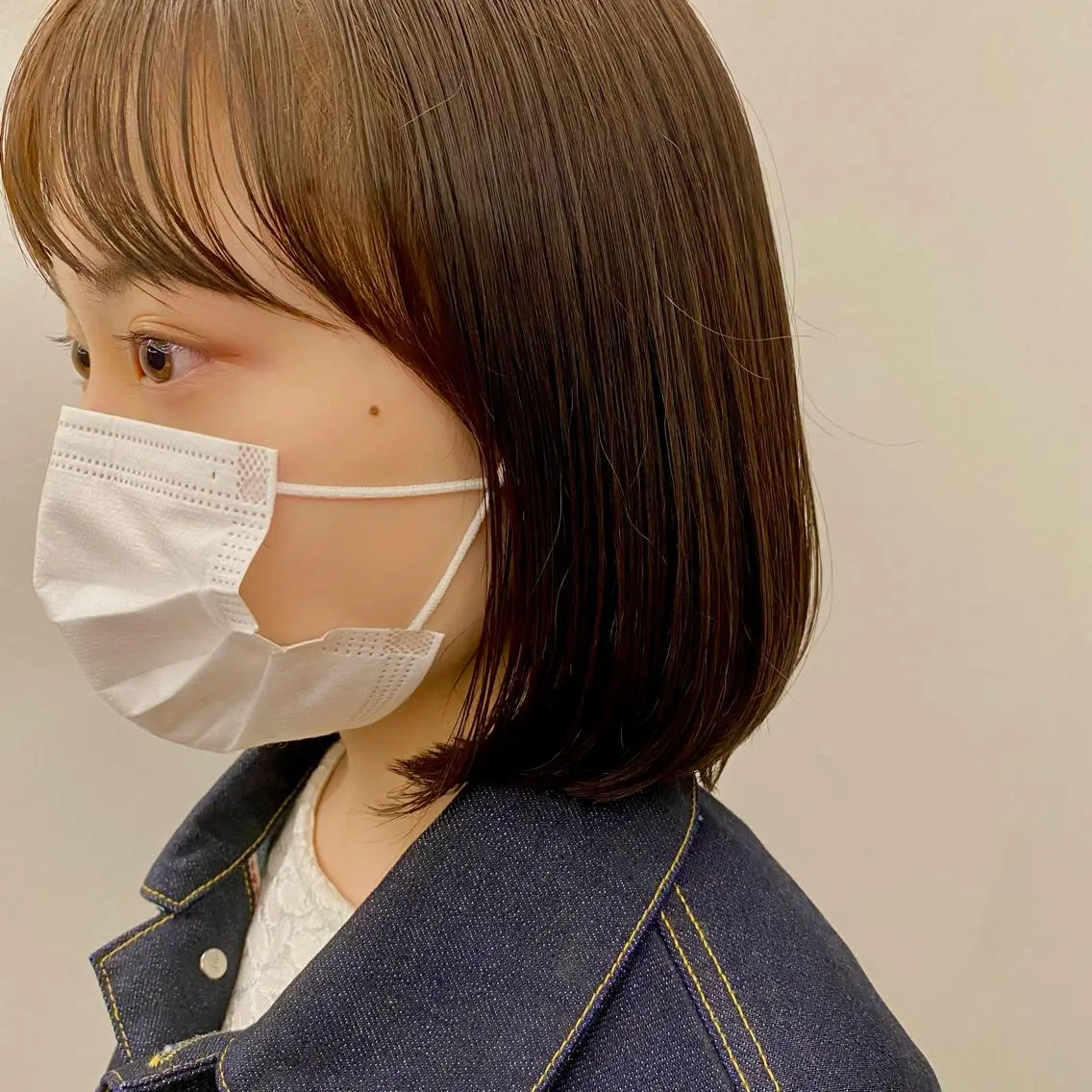 ショート カラー 似合わせレイヤー/ ケアパーマ/高倉のヘアスタイル