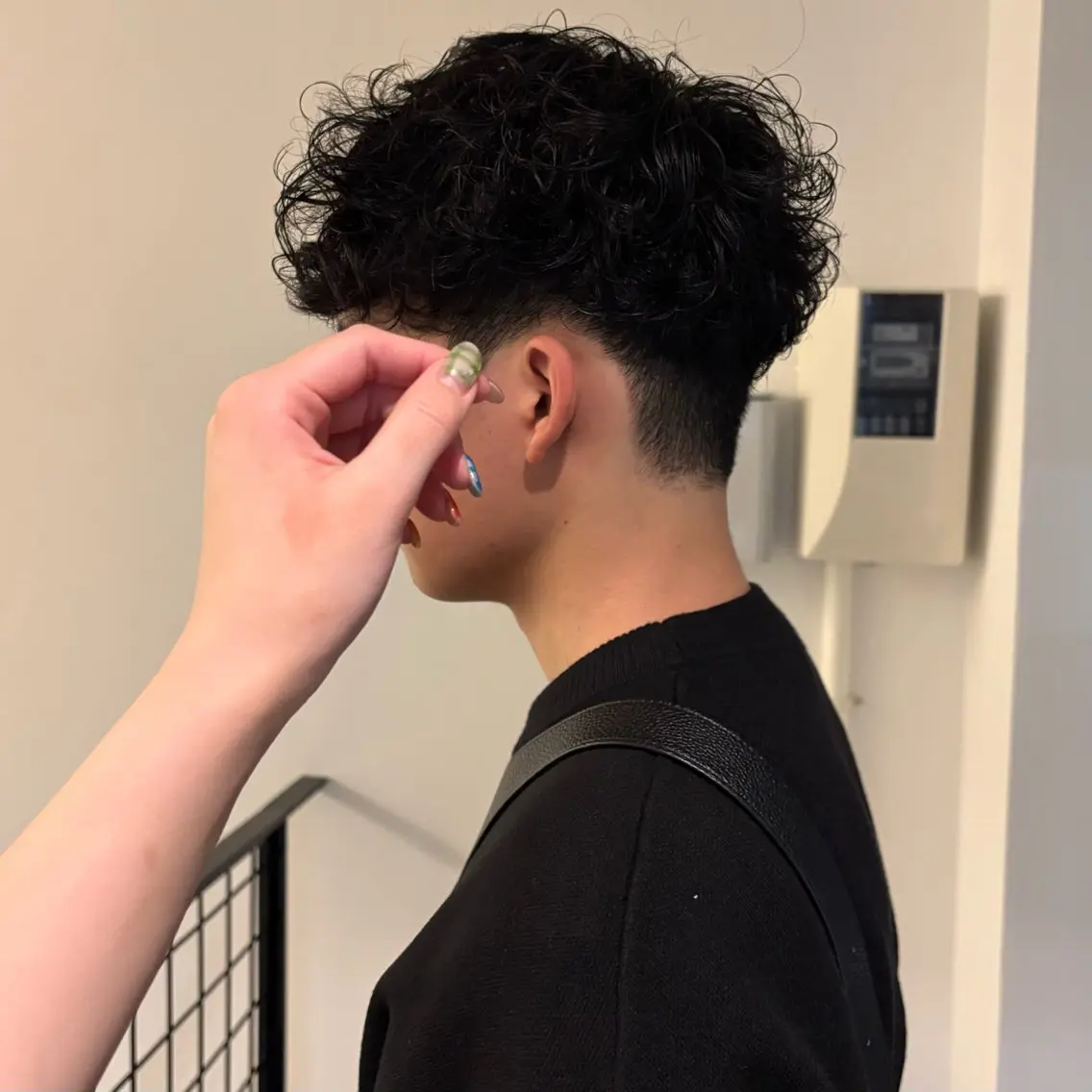 ショート パーマ メンズ カット パーマ KINOメンズカット /レディースモデルのヘアスタイル