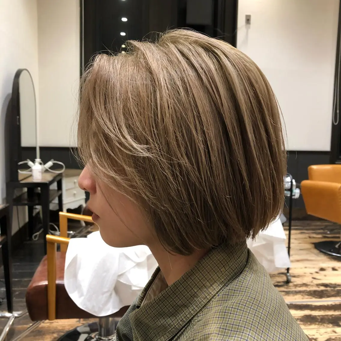 ショート ボブ 中原 雄哉のヘアスタイル