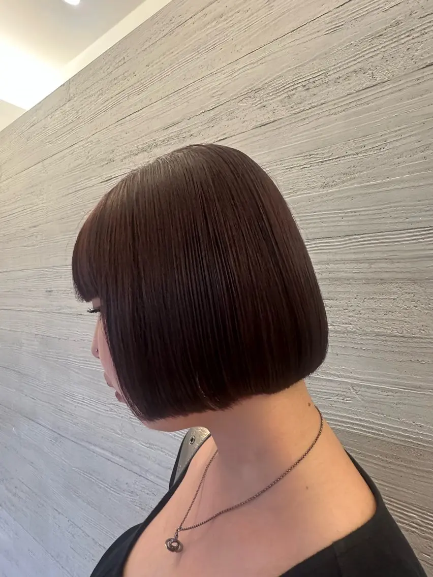 ショート ボブ カット ナカイフウタ /パーマのヘアスタイル