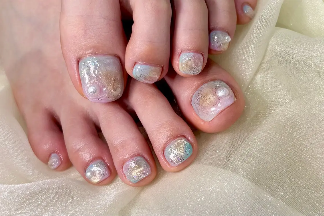 ネイル フットネイル nail salon quartettoのネイルデザイン