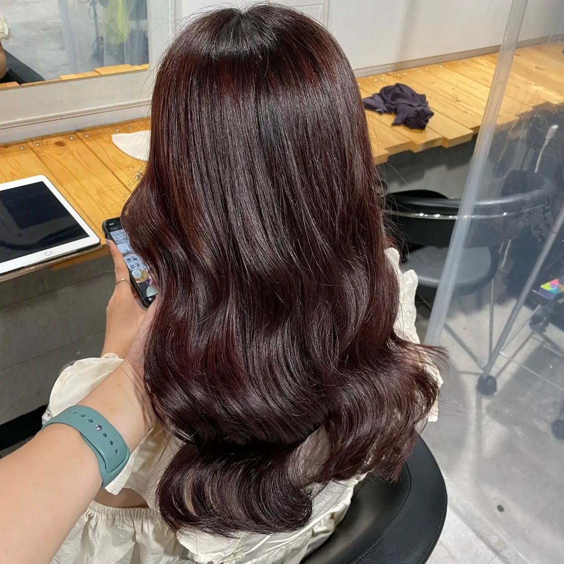 ロング カット ヘアカラー トリートメント ヘッドスパ レイヤーStyle 🪽菜々実のヘアスタイル