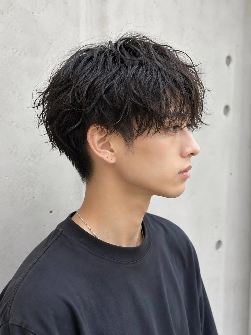メンズ限定|カット+ニュアンスパーマ撮影モデル募集【SNS掲載あり】¥16000→¥5000の写真
