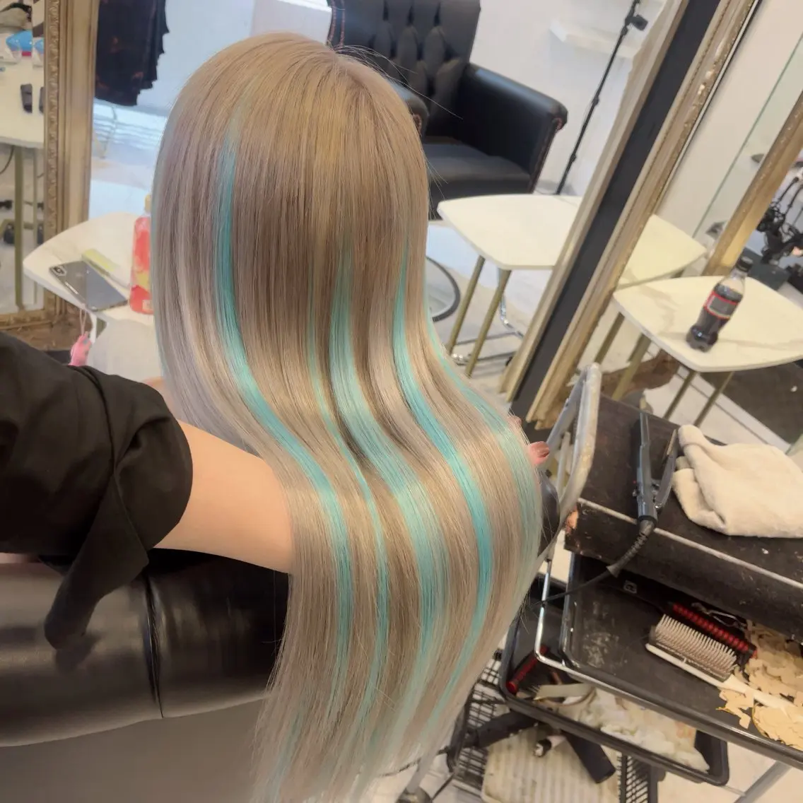 ロング エクステ ケアブリーチ&シール エクステの店和田翔莉のヘアスタイル