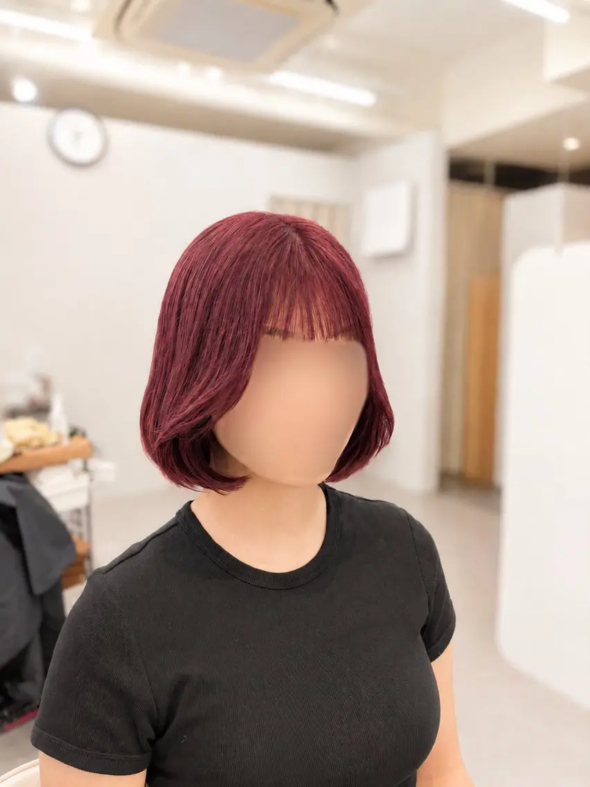 ミディアム ボブ タンバルモリ ヘアカラー y2k/ウルフ/ 個性派カラーkiraのヘアスタイル