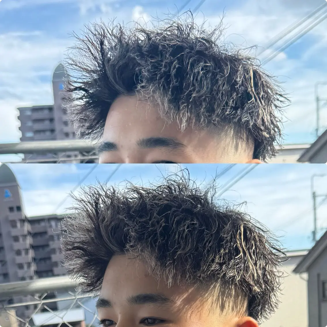 ショート カラー パーマ メンズ カット ヘアカラー パーマ メンズ特化サロン ユウヘイのヘアスタイル