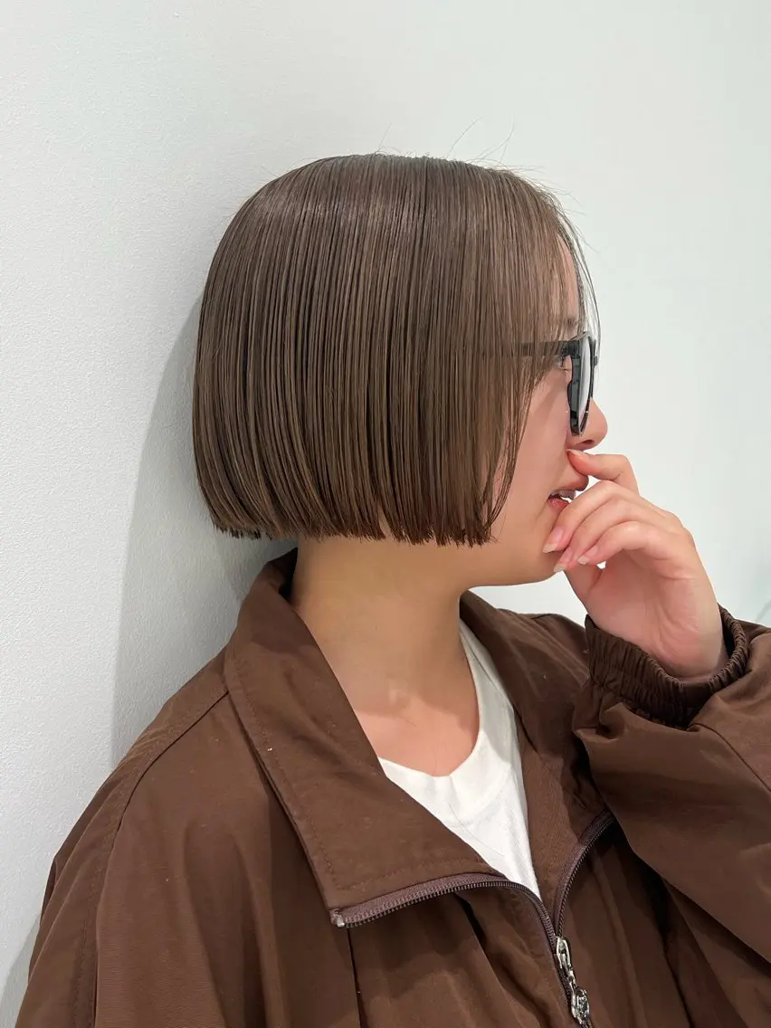 カラー ベージュカラー ヘアカラー BOB men's KIRAのヘアスタイル