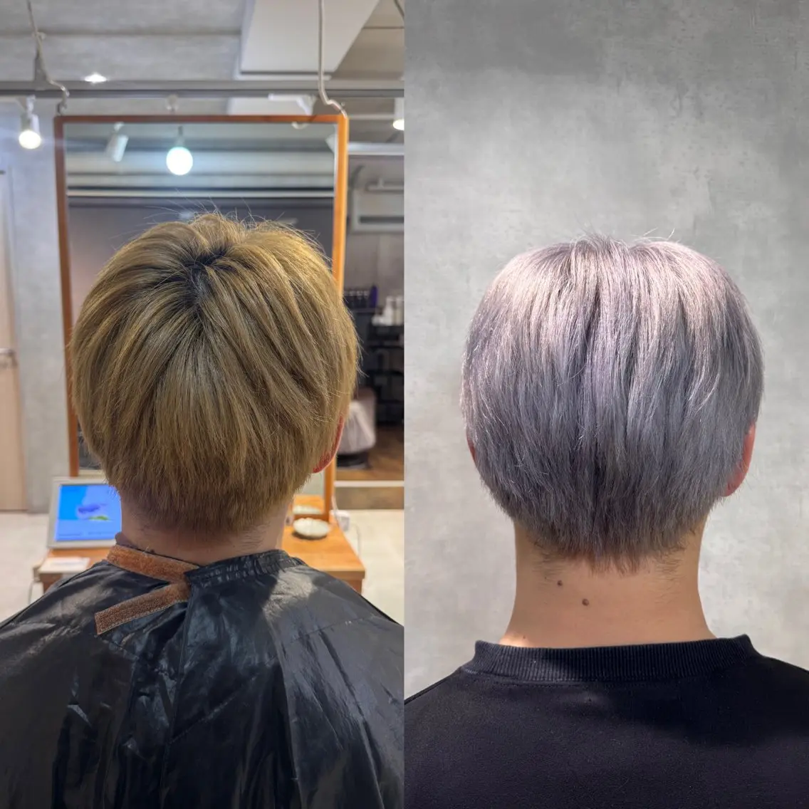 メンズ メンズブリーチ ヘアカラー ANKH CROSS ゆうかのヘアスタイル