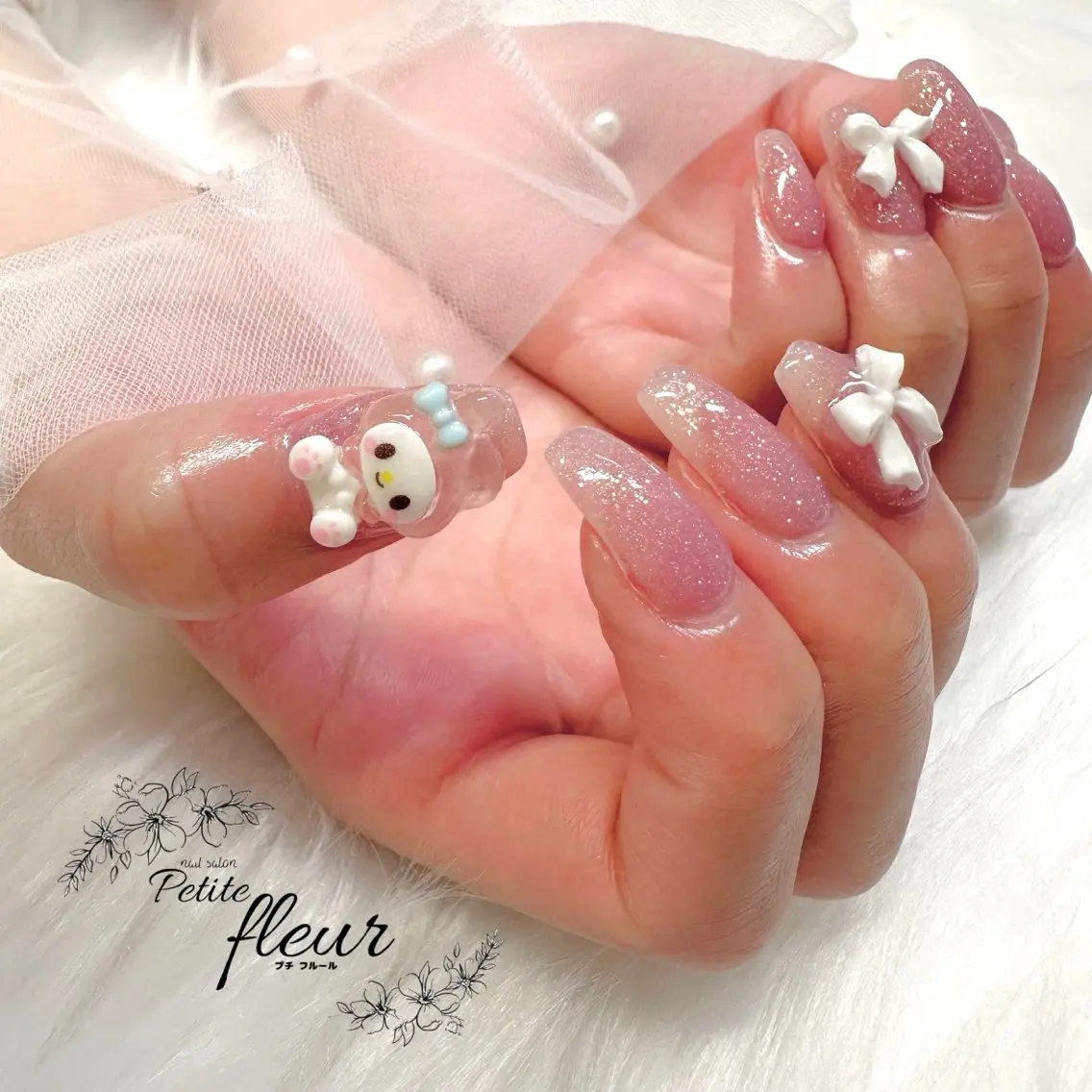 ネイル ハンドネイル ❁⃘*。Petite fleur❁⃘*りさのネイルデザイン