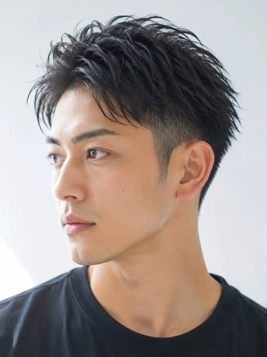 ミディアム メンズ BroTokyo Hinaのヘアスタイル