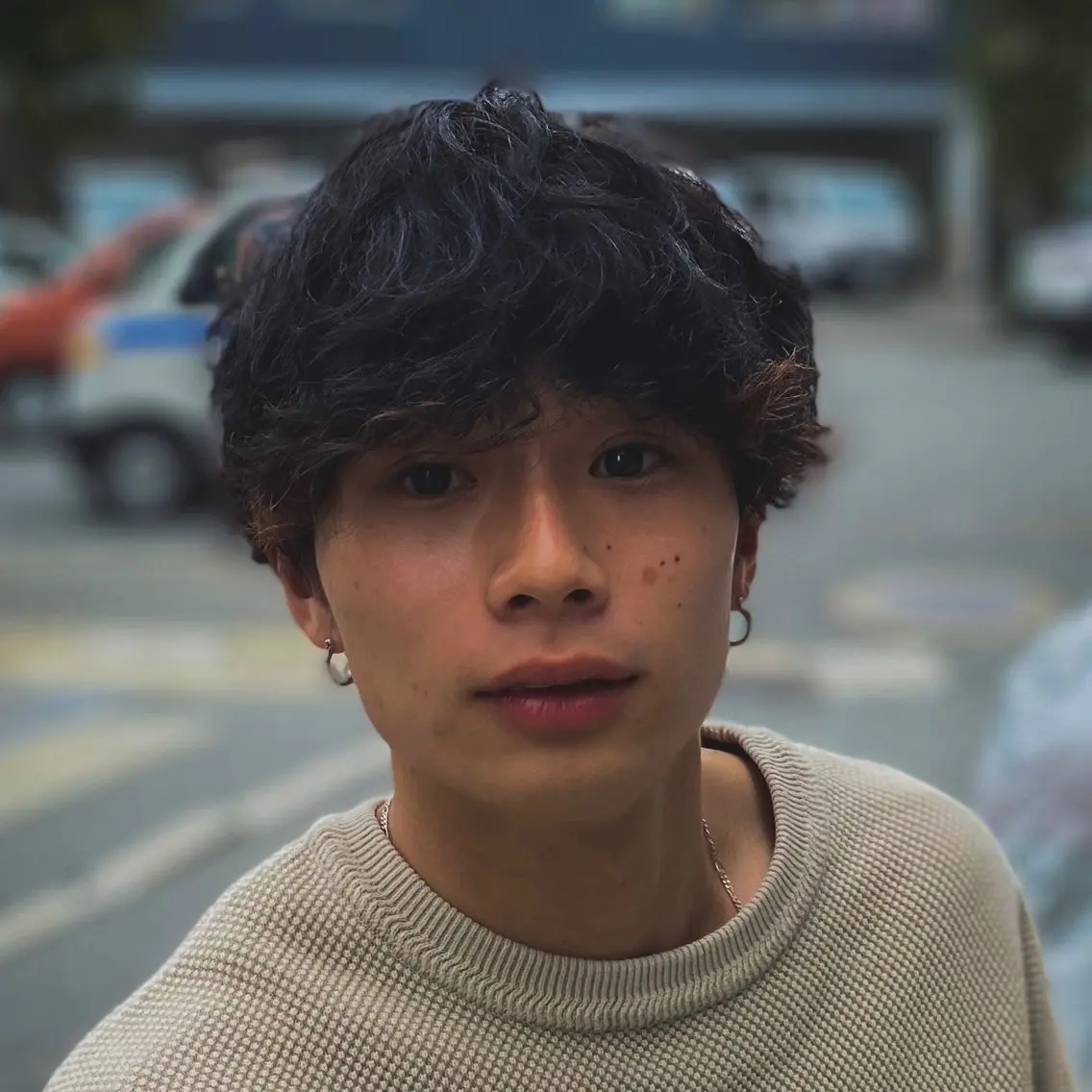ショート パーマ メンズ カット パーマ ヘアセット 🔥メンズ専門🔥 Ayutoのヘアスタイル
