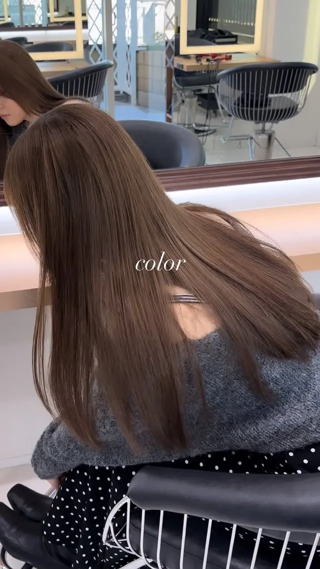 カラー ヘアカラー トリートメント 縮毛矯正特化 髪質改善辻良輝のヘアスタイル