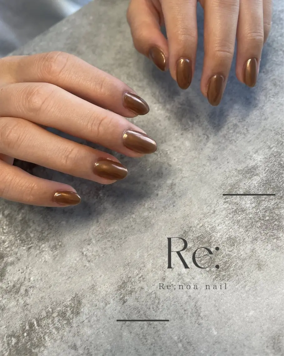 ネイル シンプルネイル ハンドネイル Re;noa nailのネイルデザイン